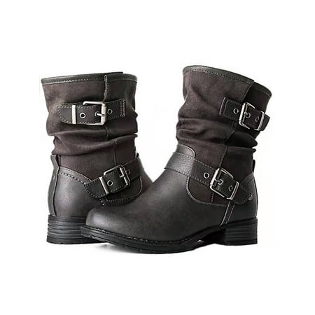 Fangasis Ladies Non-slip Low Calf Boots Round Toe Slip Resistant Work Winter Shoes Coffee 8.5
Fangasis Ladies Non-slip Low Calf Boots Round Toe Slip Resistant Work Winter Shoes Coffee 8.5