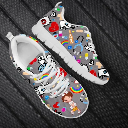 Nurse Girls Pattern Medical Print Women s Casual Sneakers Ladies Comfort Anti-Slip Flat Shoes Zapatos de enfermería
Nurse Girls Pattern Medical Print Women s Casual Sneakers Ladies Comfort Anti-Slip Flat Shoes Zapatos de enfermería