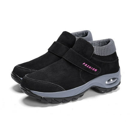ZXHACSJ Fashion Ladies Shoes Casual Shoes Hook And Loop Air Cushion High-top Black 39
ZXHACSJ Fashion Ladies Shoes Casual Shoes Hook And Loop Air Cushion High-top Black 39