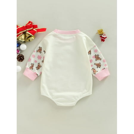 Christmas Baby Girls Boys Sweatshirt Romper Long Sleeve Snowman/ Elk/ Santa Print Button Jumpsuits Clothes Baby Playsuit (Black Santa 12-18 Months )
Christmas Baby Girls Boys Sweatshirt Romper Long Sleeve Snowman/ Elk/ Santa Print Button Jumpsuits Clothes Baby Playsuit (Black Santa 12-18 Months )