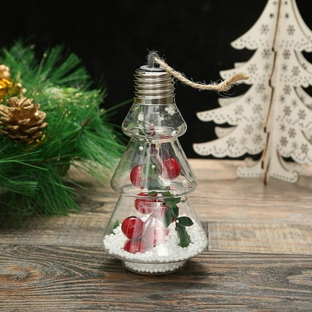 Christmas Transparent LED Bulb Tree Shape Pendant Xmas Tree Hanging Ornament Christmas Plastic Tree Ornaments
Christmas Transparent LED Bulb Tree Shape Pendant Xmas Tree Hanging Ornament Christmas Plastic Tree Ornaments
