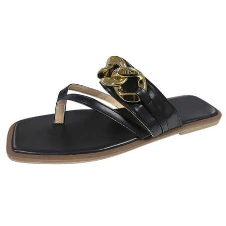 gvdentm Platform Sandals Outer Sandals Fashion Size Casual Flat Large Flip-Flops Metal Ladies Teal Sandals for Women
gvdentm Platform Sandals Outer Sandals Fashion Size Casual Flat Large Flip-Flops Metal Ladies Teal Sandals for Women