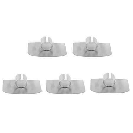 VeliToy Stainless Steel Finger Guard 5/10PCS Kitchen Finger Protector For Dicing and Slicing Kitchen Supplies(Single Finger 5PCS)
VeliToy Stainless Steel Finger Guard 5/10PCS Kitchen Finger Protector For Dicing and Slicing Kitchen Supplies(Single Finger 5PCS)