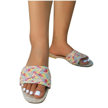 Juebong Sandals clearance Boho Slide Sandals for Women Girls Dressy Low Wedge Sandal Casual Open Toe Flat Sandals Summer Beach Slip on Sandals Platform Sandals
Juebong Sandals clearance Boho Slide Sandals for Women Girls Dressy Low Wedge Sandal Casual Open Toe Flat Sandals Summer Beach Slip on Sandals Platform Sandals
