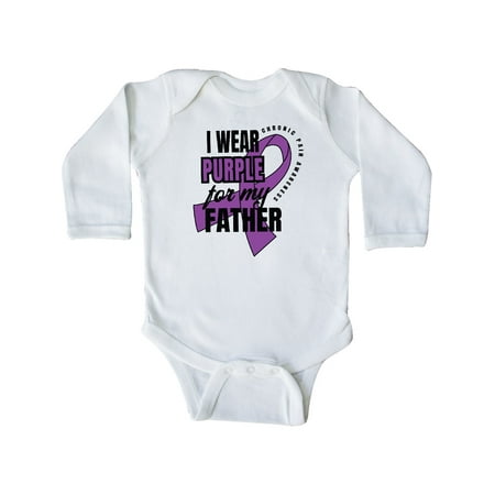 Inktastic Chronic Pain I Wear Purple For My Father Gift Baby Boy or Baby Girl Long Sleeve Bodysuit
Inktastic Chronic Pain I Wear Purple For My Father Gift Baby Boy or Baby Girl Long Sleeve Bodysuit