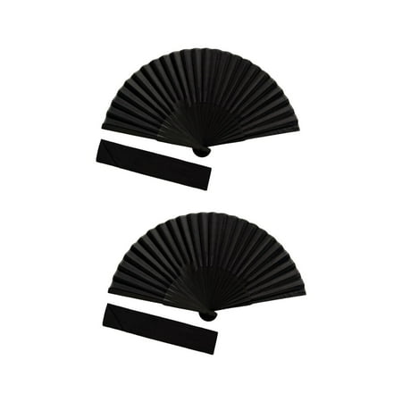 2 Sets Women Silk Foldable Fan Handheld Fan Chinese Style Fan Dance Festival Gift for Women Ladies with Storage Bag (Black)
2 Sets Women Silk Foldable Fan Handheld Fan Chinese Style Fan Dance Festival Gift for Women Ladies with Storage Bag (Black)