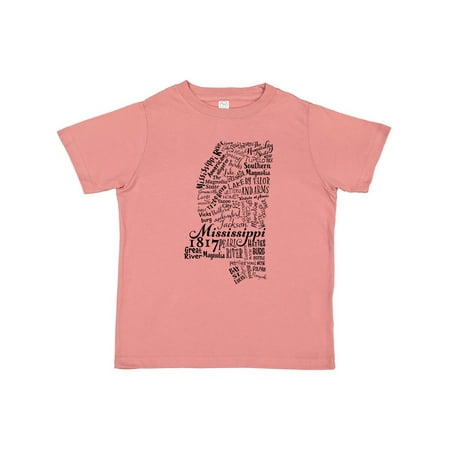 Inktastic Mississippi State word salad Gift Toddler Boy or Toddler Girl T-Shirt