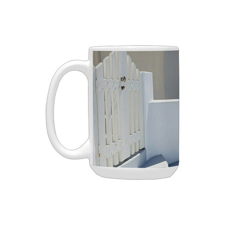 Patio Decor Modern Architecture House Veranda with Mountain Sea View Image White Light Blue Dark Blu Ceramic Mug (15 OZ) (Made In USA)
Patio Decor Modern Architecture House Veranda with Mountain Sea View Image White Light Blue Dark Blu Ceramic Mug (15 OZ) (Made In USA)