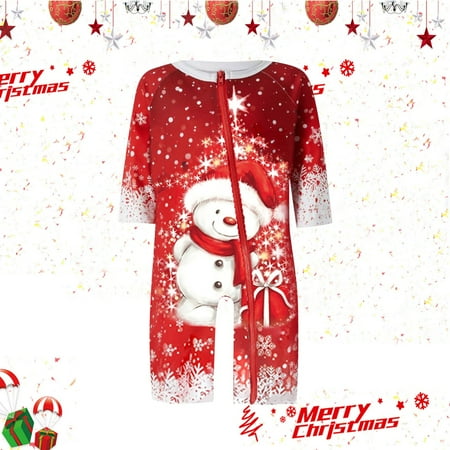Baby Boys Girls Romper Jumpsuit Family Pajamas Christmas Snowman Printed Sleepwear Matching Outfit Set Home Wear PJ s Loungewear
Baby Boys Girls Romper Jumpsuit Family Pajamas Christmas Snowman Printed Sleepwear Matching Outfit Set Home Wear PJ s Loungewear
