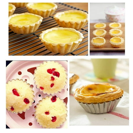 WALFRONT 10Pcs Aluminum Egg Tart Mold Baking Tools For Cakes 70mm bakeware Mould Kitchen Pastry Tools
WALFRONT 10Pcs Aluminum Egg Tart Mold Baking Tools For Cakes 70mm bakeware Mould Kitchen Pastry Tools
