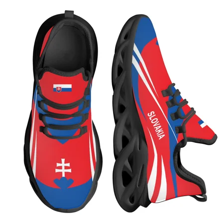 Slovakia Flag Design Lightweight Outdoor Shockproof Sports Shoes Women s Flag Platform Shoes Knitted Zapatos Mujer
Slovakia Flag Design Lightweight Outdoor Shockproof Sports Shoes Women s Flag Platform Shoes Knitted Zapatos Mujer