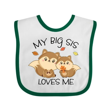 Inktastic My Big Sis Loves Me with Cute Squirrels in Autumn Gift Baby Boy or Baby Girl Bib
Inktastic My Big Sis Loves Me with Cute Squirrels in Autumn Gift Baby Boy or Baby Girl Bib
