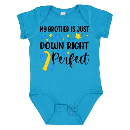 Inktastic My Brother is Just Down Right Perfect- Down Syndrome Awareness Ribbon Gift Baby Boy or Baby Girl Bodysuit
Inktastic My Brother is Just Down Right Perfect- Down Syndrome Awareness Ribbon Gift Baby Boy or Baby Girl Bodysuit
