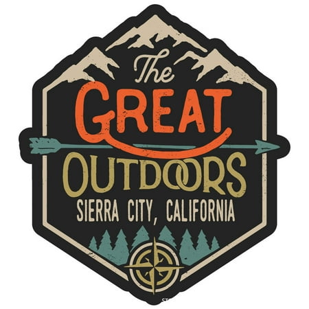 Sierra City California The Great Outdoors Design 4-Inch Magnet