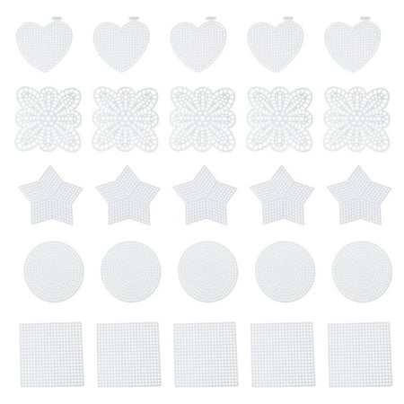 50 Pcs Mesh Plastic Canvas Sheets Cross Stitch Sewing Plastic Canvas Sheets for Embroidery Acrylic Yarn Crafting Knit and Crochet Projects DIY Coaster (Heart Square Pentagram Round Shape Style)
50 Pcs Mesh Plastic Canvas Sheets Cross Stitch Sewing Plastic Canvas Sheets for Embroidery Acrylic Yarn Crafting Knit and Crochet Projects DIY Coaster (Heart Square Pentagram Round Shape Style)