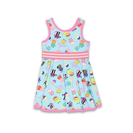 Peppa Pig Toddler Girls Fit and Flare Ultra Soft Dress PPG1465DS