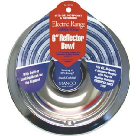Stanco 5075-6 Electric Range Lock Notch Bowl Chrome Finish 6