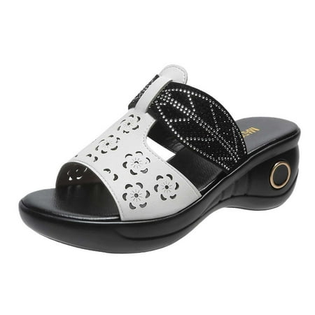 Jikolililili Women s Summer Casual Comfortable Slippers Solid Color Platform Hollow Out Slippers Womens Shoes Wide Width Flats Summer Deal
Jikolililili Women s Summer Casual Comfortable Slippers Solid Color Platform Hollow Out Slippers Womens Shoes Wide Width Flats Summer Deal