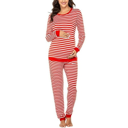 Velocity Women Maternity Nursing Pajama Set Striped Breastfeeding Sleepwear Double Layer Long Sleeve Top Bottom Pregnancy PJ Set Winter
Velocity Women Maternity Nursing Pajama Set Striped Breastfeeding Sleepwear Double Layer Long Sleeve Top Bottom Pregnancy PJ Set Winter