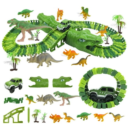 SIEYIO Children s Brain Toy Dinosaur Race Toy Portable Educational Toys