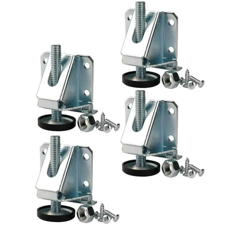 4 Pieces Adjustable Leveler Furniture Leveler Heavy Duty Load Levelers Foot W/Lock Nuts Leveling Feet for Pool Table Shelving Units
4 Pieces Adjustable Leveler Furniture Leveler Heavy Duty Load Levelers Foot W/Lock Nuts Leveling Feet for Pool Table Shelving Units