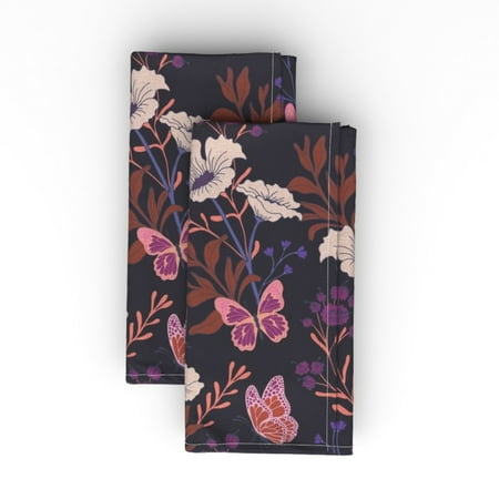 Cotton Sateen Dinner Napkins (Set of 2) - Purple Whimsical Garden Wild Flowers Floral Flower Boho Glamour Print Cloth Dinner Napkins by Spoonflower
Cotton Sateen Dinner Napkins (Set of 2) - Purple Whimsical Garden Wild Flowers Floral Flower Boho Glamour Print Cloth Dinner Napkins by Spoonflower