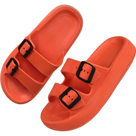 I FAMURAY Women Men Pillow Sandals Thick Sole Adjustable Buckles EVA Cloud Slides Slippers
I FAMURAY Women Men Pillow Sandals Thick Sole Adjustable Buckles EVA Cloud Slides Slippers