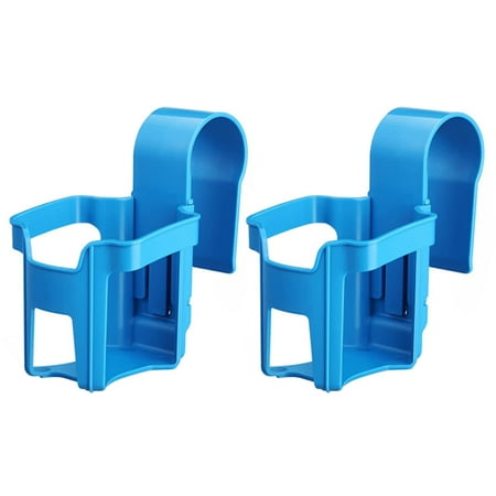2pcs Water Cup Hanging Holder Hook Above Pool Side Beverage Beer Shelf