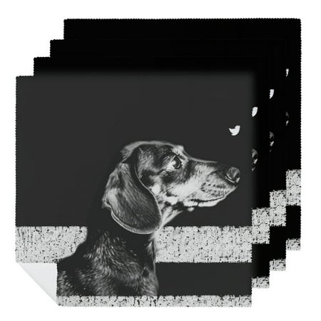 JRXY Dachshund Polyester Cloth Napkin Reusable for Events Fabric Machine Washable 2 PCS
JRXY Dachshund Polyester Cloth Napkin Reusable for Events Fabric Machine Washable 2 PCS