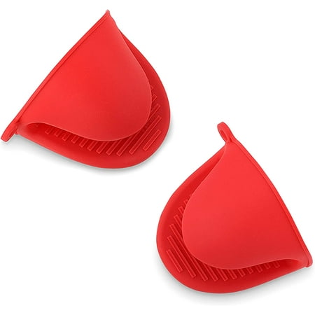 Mini Silicone Oven Mitts Heat Insulation Oven Gloves Cooking Mitts Pinch Grips Kitchen Heat Resistant Gloves (Red 2pcs)
Mini Silicone Oven Mitts Heat Insulation Oven Gloves Cooking Mitts Pinch Grips Kitchen Heat Resistant Gloves (Red 2pcs)