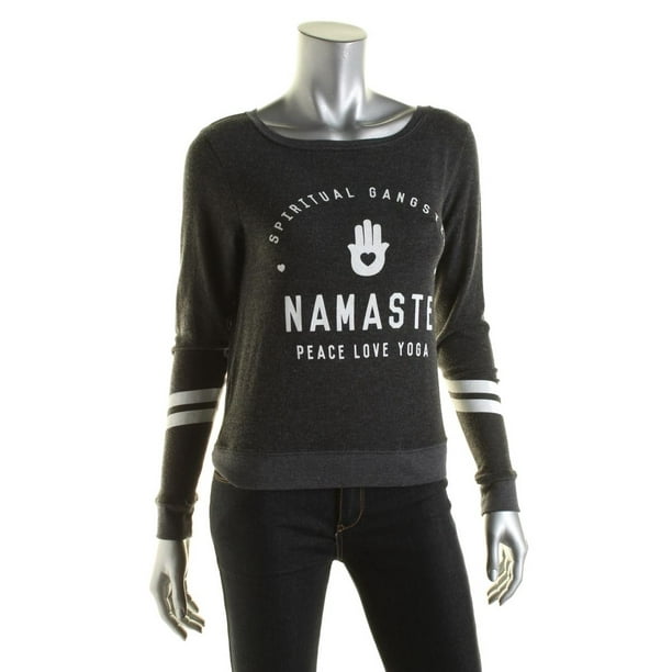 Spiritual Gangster Womens Graphic Long Sleeves Sweatshirt