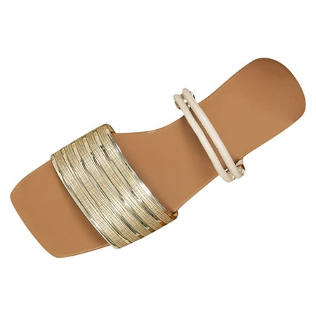CLZOUD Women Sandals with Arch Support Gold Women Sandals Fashion Square Toe Retro Summer New Pattern Open Toe Fashion Flat Bottom Comfortable Non Slip Slip On Shoes 37
CLZOUD Women Sandals with Arch Support Gold Women Sandals Fashion Square Toe Retro Summer New Pattern Open Toe Fashion Flat Bottom Comfortable Non Slip Slip On Shoes 37