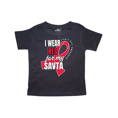 Inktastic Sickle Cell Awareness I Wear Red For My Savta Gift Toddler Boy or Toddler Girl T-Shirt
Inktastic Sickle Cell Awareness I Wear Red For My Savta Gift Toddler Boy or Toddler Girl T-Shirt