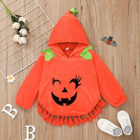 BULLPIANO Baby Girls Boys Halloween Clothes Hooded Sweatshirts With Tassels Toddler Kids Long Sleeve Hoodie Pullover Tops Outwear 9M-4T
BULLPIANO Baby Girls Boys Halloween Clothes Hooded Sweatshirts With Tassels Toddler Kids Long Sleeve Hoodie Pullover Tops Outwear 9M-4T