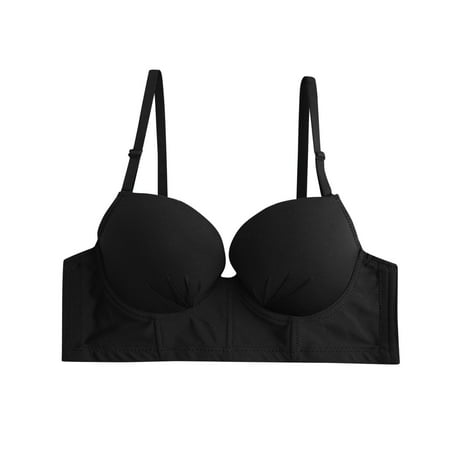 CAICJ98 Lingerie for Women Women s Plus Size Full Coverage Front Closure Posture Back Unpadded Wireless Minimizer Bra Black
CAICJ98 Lingerie for Women Women s Plus Size Full Coverage Front Closure Posture Back Unpadded Wireless Minimizer Bra Black