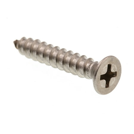 Prime-Line 9016643 Sheet Metal Screws Self-Tapping Flat Head Phillips Drive #8 X 1 in. Grade 18-8 Stainless Steel 100-Pack
Prime-Line 9016643 Sheet Metal Screws Self-Tapping Flat Head Phillips Drive #8 X 1 in. Grade 18-8 Stainless Steel 100-Pack