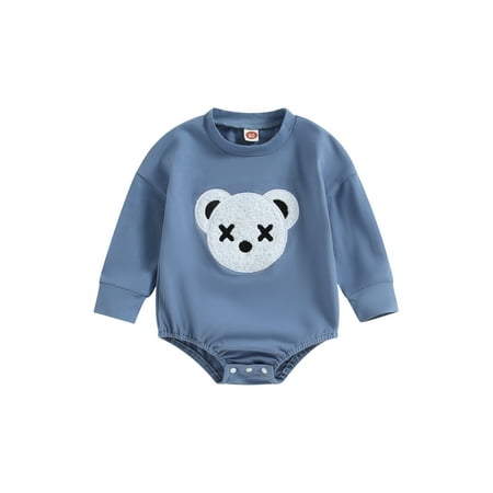Jkerther Baby Sweatshirt Romper Onesie Newborn Girl Boy Bubble Romper Infant Crewneck Oversized Sweater Bodysuit Clothes Outfits
Jkerther Baby Sweatshirt Romper Onesie Newborn Girl Boy Bubble Romper Infant Crewneck Oversized Sweater Bodysuit Clothes Outfits