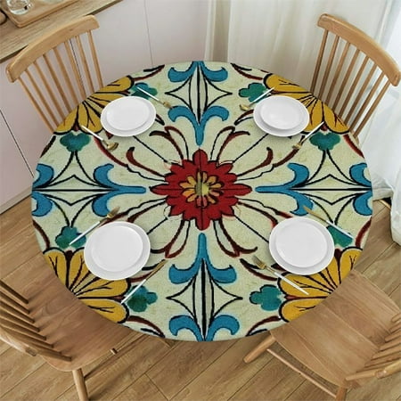 Palnkart Art Nouveau Flemish Baroque Arts and Crafts Movement Round Table Cover Stain Resistant Washable Indoor Outdoor Tablecloth Kitchen Dining Wedding Parties Waterproof 100% Polyester Fiber 42-46
Palnkart Art Nouveau Flemish Baroque Arts and Crafts Movement Round Table Cover Stain Resistant Washable Indoor Outdoor Tablecloth Kitchen Dining Wedding Parties Waterproof 100% Polyester Fiber 42-46