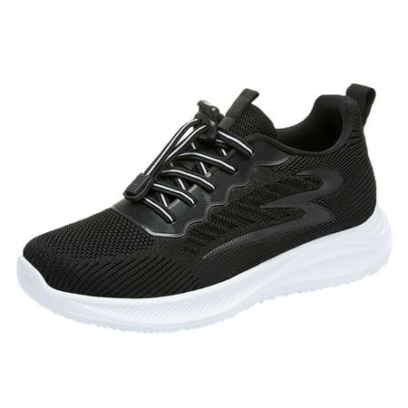 Cathalem Fashion Spring And Summer Women Sports Shoes Thick Non Slip Mesh Breathable Elastic Lace Up Solid Color Casual Style Black 37
Cathalem Fashion Spring And Summer Women Sports Shoes Thick Non Slip Mesh Breathable Elastic Lace Up Solid Color Casual Style Black 37