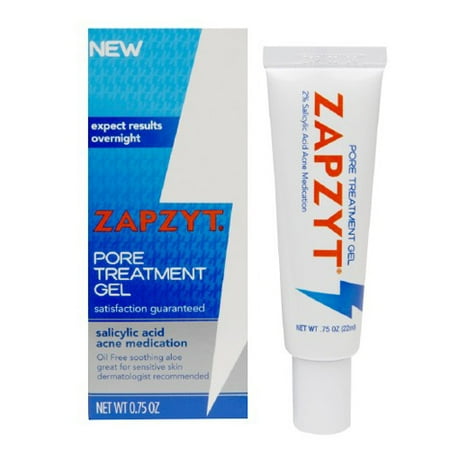 Zapzyt Pore Treatment Gel, Salicylic Acid Acne Medication - 0.75 Oz, 6 Pack