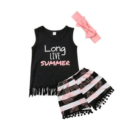 IZhansean Summer Baby Kids Girls Toddler Tank Tops Vest+Short Pants Outfits Clothes Set Black 1-2 Years
IZhansean Summer Baby Kids Girls Toddler Tank Tops Vest+Short Pants Outfits Clothes Set Black 1-2 Years