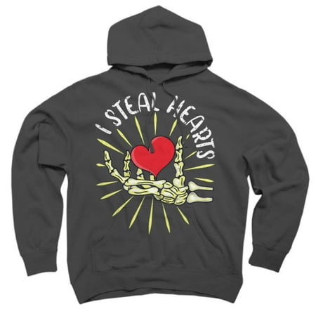 I Steal Hearts Skeleton Hand Valentines Day Funny Pajama Charcoal Gray Graphic Pullover Hoodie - Design By Humans M
I Steal Hearts Skeleton Hand Valentines Day Funny Pajama Charcoal Gray Graphic Pullover Hoodie - Design By Humans M