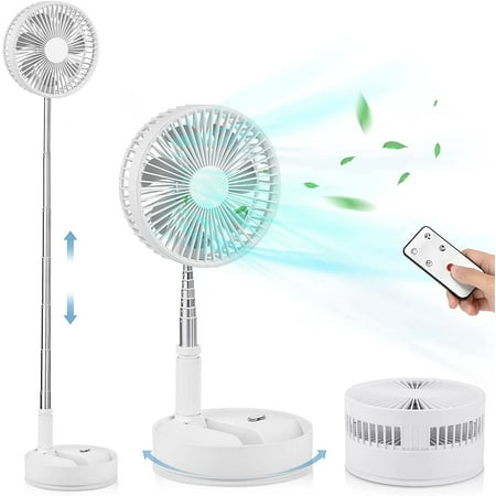 Uervoton Multi-Use Portable Rechargeable Standing Fan 4 Speeds Adjustable with Remote for Home Office Outdoor Camping Tent Travel(White)
Uervoton Multi-Use Portable Rechargeable Standing Fan 4 Speeds Adjustable with Remote for Home Office Outdoor Camping Tent Travel(White)