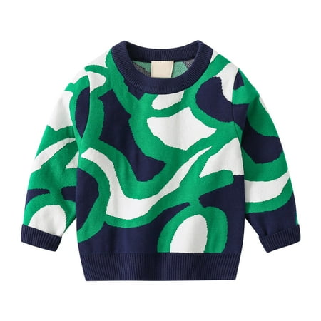 Hfolob Toddler Boys Girls Sweater Winter Long Sleeve Cartoon Knit Sweater Warm For Children Fall Winter Clothes
Hfolob Toddler Boys Girls Sweater Winter Long Sleeve Cartoon Knit Sweater Warm For Children Fall Winter Clothes