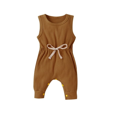 QIPOPIQ Rompers for Baby Girls Clearance Infant Baby Girls Boys Solid Sleeveless Romper Jumpsuit Clothes
QIPOPIQ Rompers for Baby Girls Clearance Infant Baby Girls Boys Solid Sleeveless Romper Jumpsuit Clothes