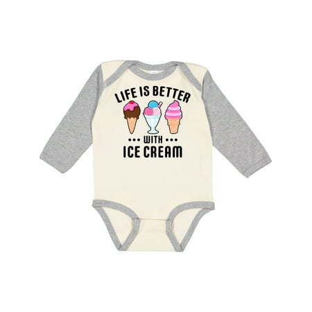 Inktastic Life is Better with Ice Cream Gift Baby Boy or Baby Girl Long Sleeve Bodysuit
Inktastic Life is Better with Ice Cream Gift Baby Boy or Baby Girl Long Sleeve Bodysuit