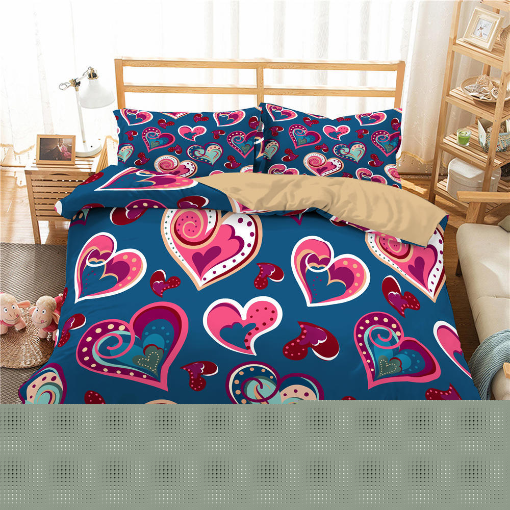 Valentine s Day Bedding Set Heart Duvet Cover for Teen Boys Girls Romantic Comforter Cover Decorative Room Heart Shaped
Valentine s Day Bedding Set Heart Duvet Cover for Teen Boys Girls Romantic Comforter Cover Decorative Room Heart Shaped
