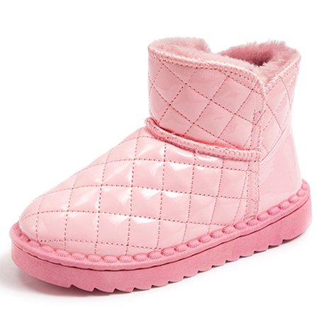 Girls shine kids Snow Boots Cotton Lining outdoors Winter Warm Non-Slip vogue rhomb texture cotton boots (Little Kids/Big Kids)
Girls shine kids Snow Boots Cotton Lining outdoors Winter Warm Non-Slip vogue rhomb texture cotton boots (Little Kids/Big Kids)