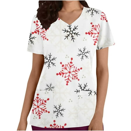 Amtdh Shirts Clearance Womens Sweatshirts V-Neck Short Sleeve Shirts for Women Cute Gnome Graphic Sweatshirts for Women Tops for Women Scrub_Tops with Pocket Pullover White S
Amtdh Shirts Clearance Womens Sweatshirts V-Neck Short Sleeve Shirts for Women Cute Gnome Graphic Sweatshirts for Women Tops for Women Scrub_Tops with Pocket Pullover White S