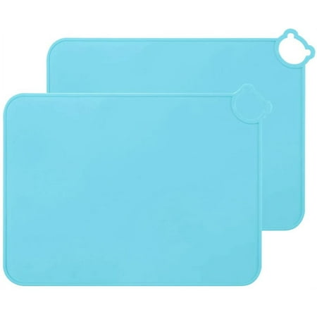 Silicone Placemats for Kids Baby Toddlers Non-Slip | Tablemats Stain Resistant Anti-Skid Reusable Dishwasher Safe Table Mats | Portable Food Mat Travel Set of 2 2 set-blue F126422
Silicone Placemats for Kids Baby Toddlers Non-Slip | Tablemats Stain Resistant Anti-Skid Reusable Dishwasher Safe Table Mats | Portable Food Mat Travel Set of 2 2 set-blue F126422
